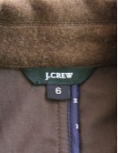 J.CREW womens wool vest sample