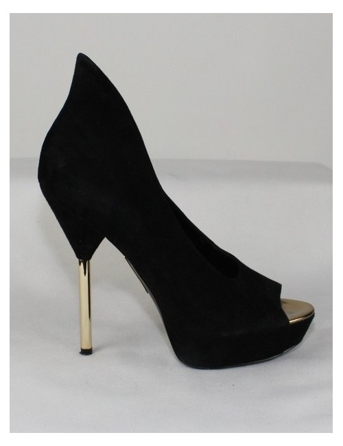 BOUTIQUE 9 Kierce black peep toe heels