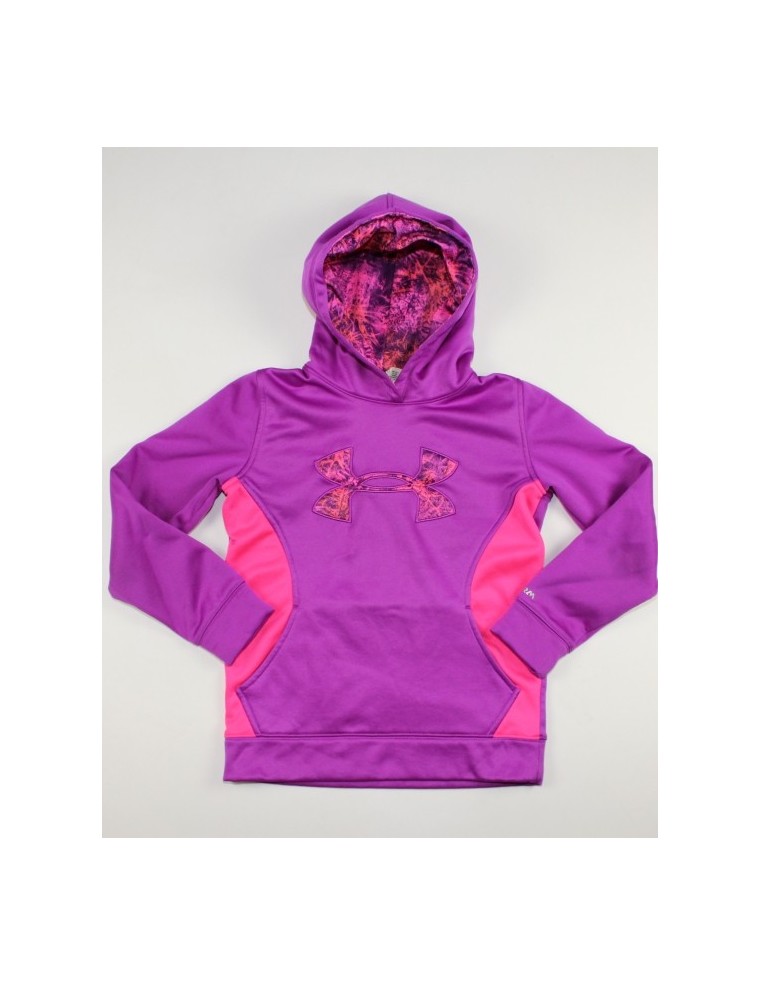 girls purple under armour hoodie