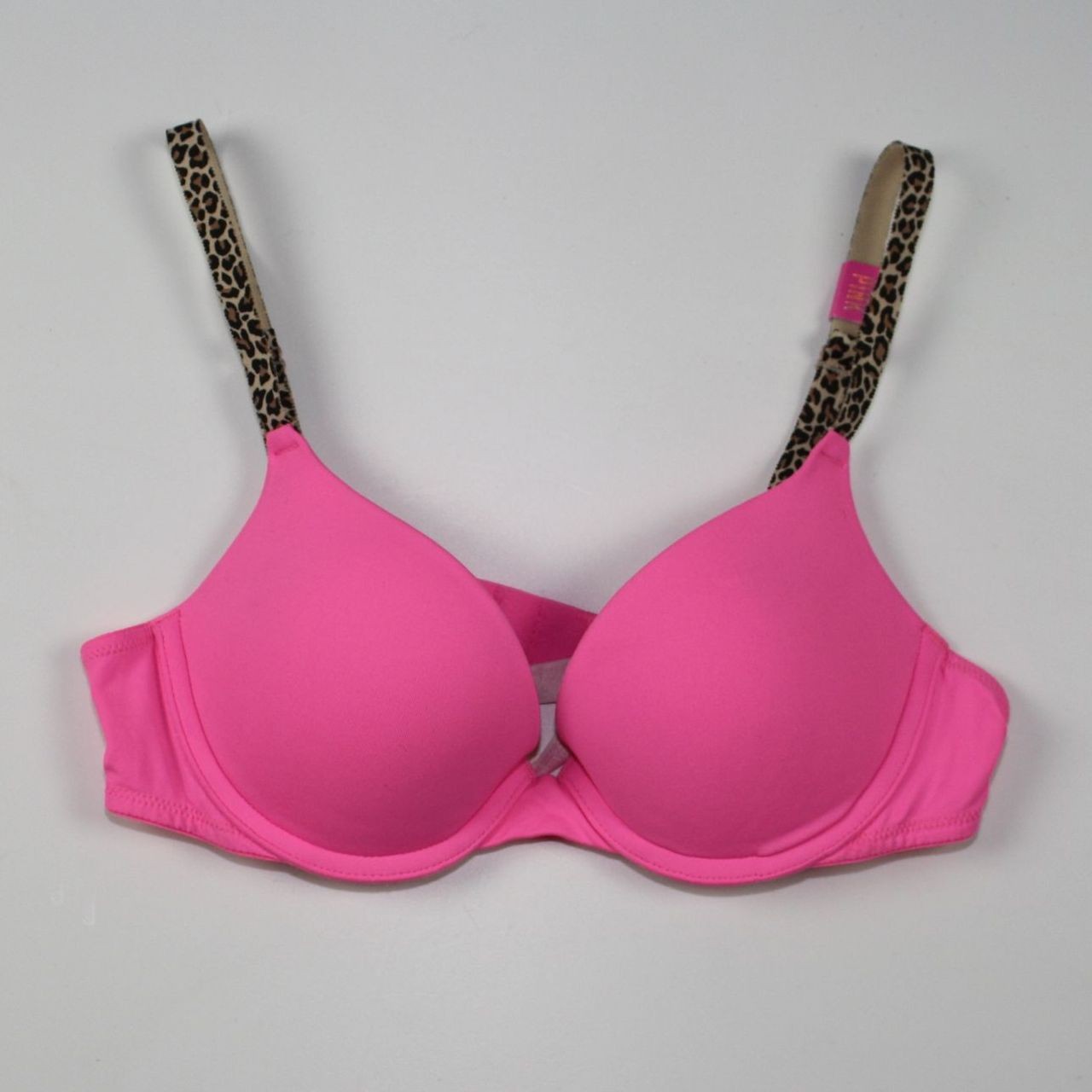 PINK Victoria's Secret, Intimates & Sleepwear, Victorias Secret Pink Push  Up Bra In Hot Pink Size 34dd