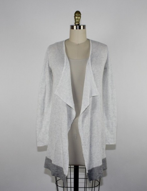 DAISY FUENTES cardigan sweater top (S)