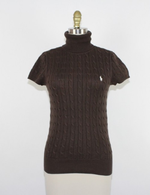RALPH LAUREN SPORT short sleeve cotton sweater (M)