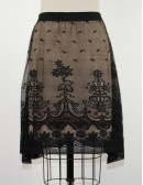 MAX STUDIO lace skirt (L)