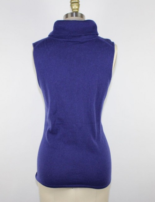 EVELYN GRACE 100% cashmere womens sweater/vest (L)