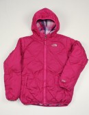 THE NORTH FACE AUUD girls reversible Moondoggy down jacket (L)