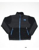 THE NORTH FACE boys Denali fleece jacket with blue trim (10/12) Medium