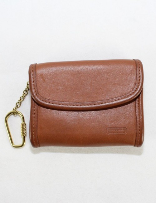 COACH Leather Multi-function COIN CARD KEY mini Case Wallet