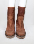 FRYE Boot Campus Zip Brown leather women's boots (size 6.5M) 77235