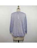 J.CREW Ladies Linen V-Neck Sweater Size M New