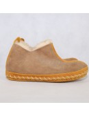 L.L. BEAN womens brown shearling warm slippers!