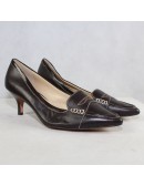 OSCAR AN OSCAR DE LA RENTA CO. womens brown leather heels