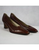 BALLY leather woman classic pumps