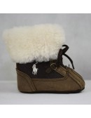 RALPH LAUREN genuine shearling baby boots Size 2