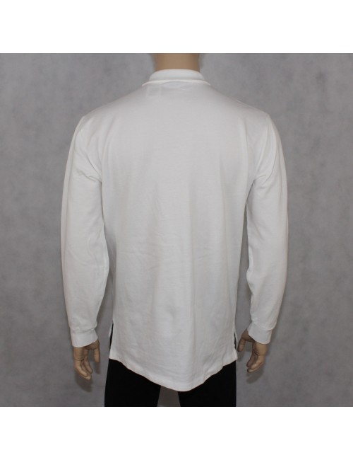 POLO by RALPH LAUREN mens white long sleeve polo shirt