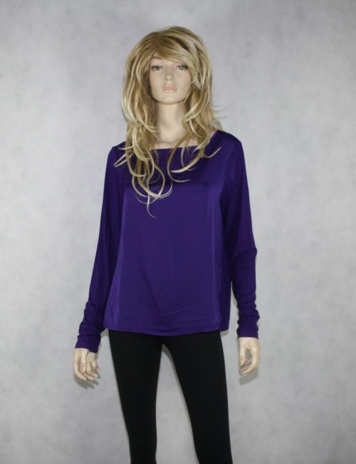 LAUREN RALPH LAUREN womens purple blouse (L)