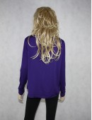 LAUREN RALPH LAUREN womens purple blouse (L)