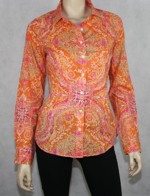 J.CREW Factory classic printed shirt Size S