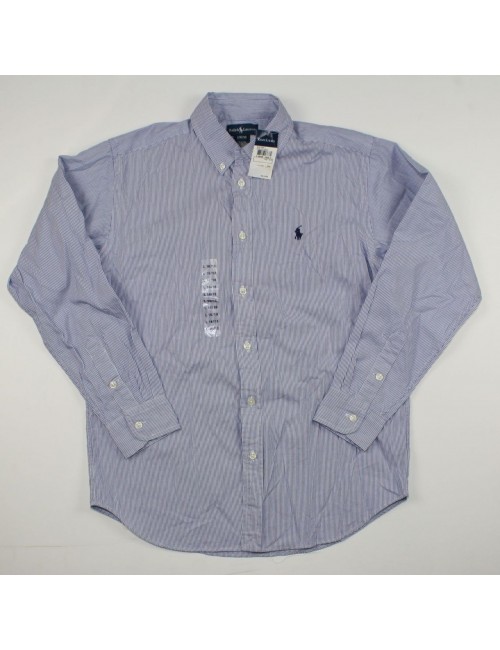 RALPH LAUREN boys button down shirt NEW size L (16/18)