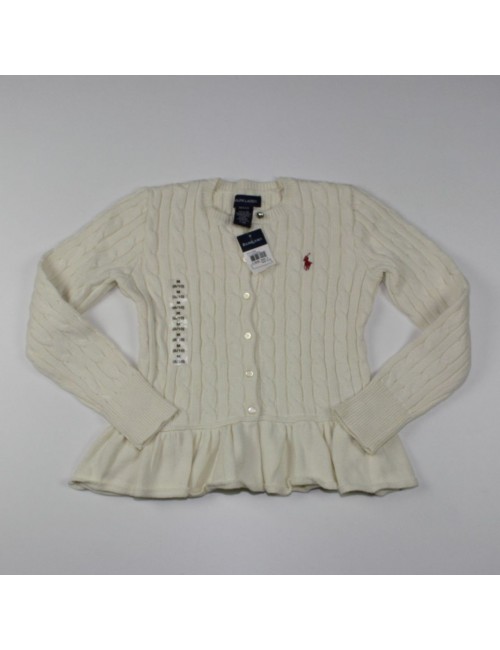 RALPH LAUREN girls cardigan sweater Size M(8/10)