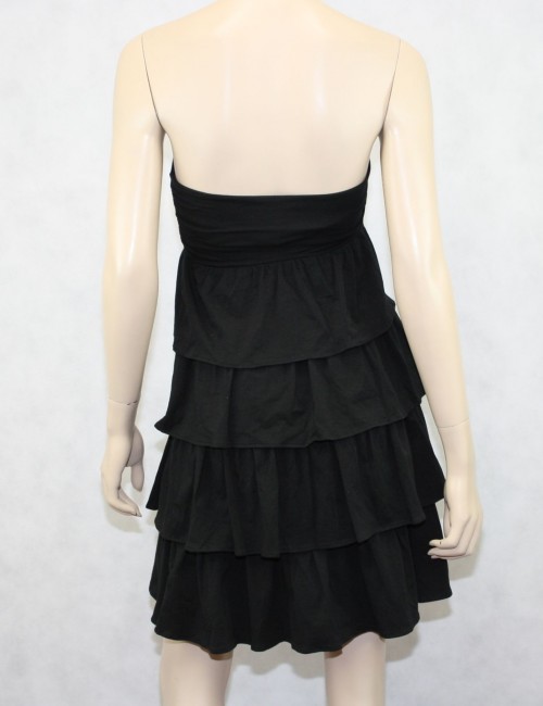 J.Crew Black Ruffle Dress Size XS