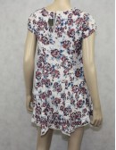 Silence + Noise by Urban Outfitters Flower Print Ivory Dress Size XS
