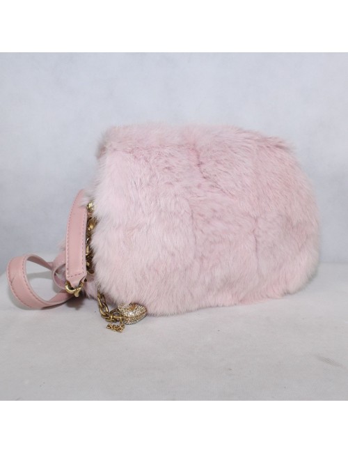 JUICY COUTURE purse with soft rabbit fur!