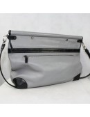 Foley & Corinna gray genuine leather handbag