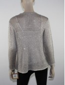 ELLEN TRACY light sweater with beads (M) NWT