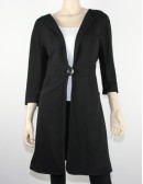 MAX STUDIO womens light black coat/blazer (L)