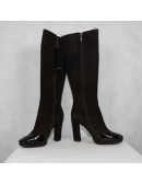 CARLO PAZOLINI womens dark brown knee high heel boots