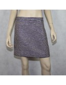 J.CREW postage stamp mini skirt in navy tweed Size 8
