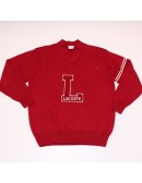 LACOSTE LIVE Collection mens red wool sweater!