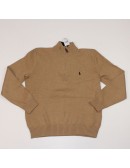POLO BY RALPH LAUREN mens cotton half-zip sweater (size M)