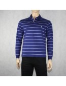 Brooks Brothers 346 Blue Cotton Polo Shirt Size M