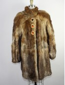 POLO NORTE FURS womens real fur coat