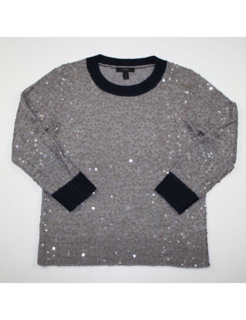 J.CREW scattered sequin sweater Size S