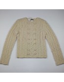 J.CREW 100% wool handknit sweater Size L