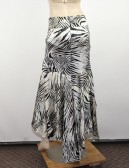 MARCIANO womens asymmetrical animal print skirt
