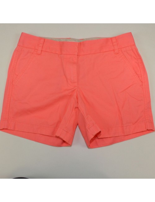 J.Crew Neon Peach Cotton Shorts Size 4