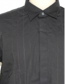 KENNETH COLE REACTION mens off-duty button front striped shirt (sizle L)