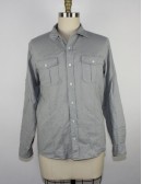 MICHAEL KORS mens linen button front shirt (size L)