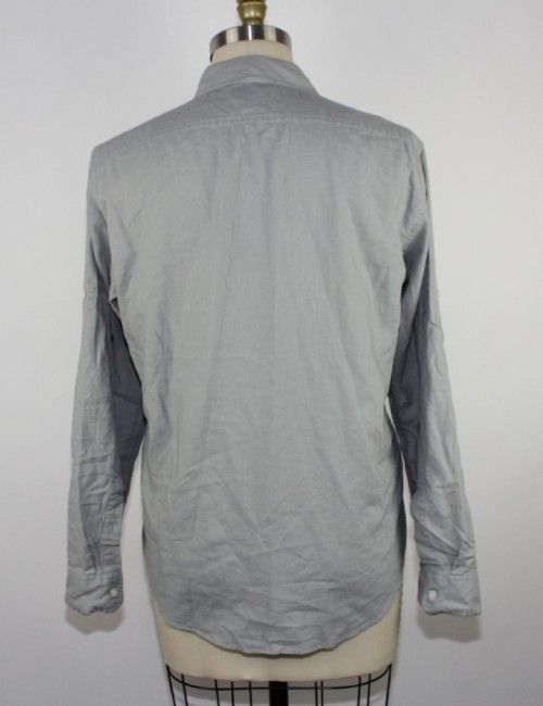 MICHAEL KORS mens linen button front shirt (size L)