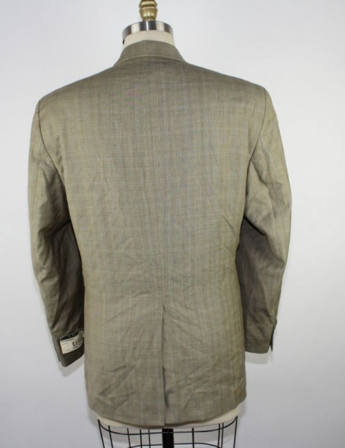 RALPH LAUREN mens 100% wool plaid blazer from Macys 42R