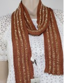 CHICOS sparkle knit womens SCARVES