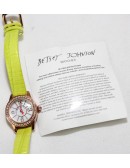 BETSEY JOHNSON Women BJ00255-04 Lime Green Textured Leather Strap